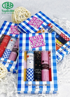 Set Xịt Thơm Bath&Body Works 5 chai 10ml