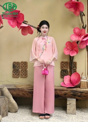 Bộ Tơ Dây Thêu Hoa Hồng