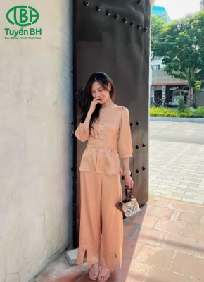 Đồ Lam Tiểu Thư Màu Nâu Đất