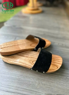 Guốc 2phân quai Đen