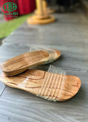 Guốc 2phân quai Trong suốt 