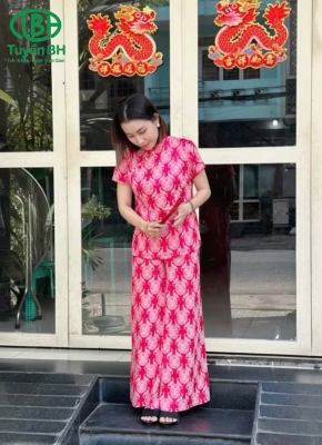 Bộ lam thiết kế Hồng sen trung hoa họa tiết chữ Thọ