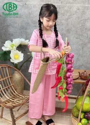 Bà ba caro màu Hồng