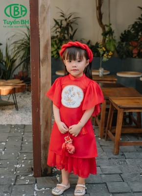 Áo dài Hoàng Hoa Đỏ