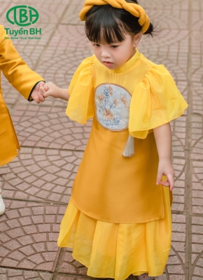 Áo dài Hoàng Hoa Vàng