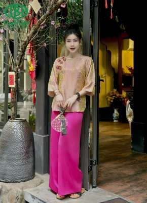 Set tằm hoa cúc Hồng
