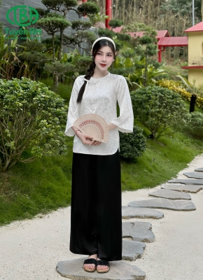 Set cổ tết cúc ngọc Trắng 