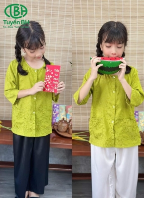 Bà ba gấm lụa tay lở Xanh 
