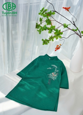 Áo dài BT Mộc Tùng Xanh