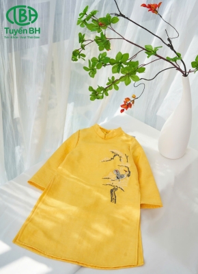 Áo dài BT Mộc Tùng Vàng