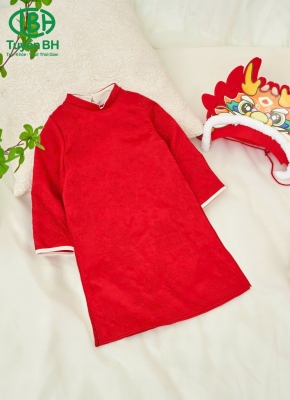Áo dài Phụng cho bé trai 