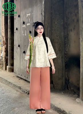 Bộ gấm hoa hồng Vàng