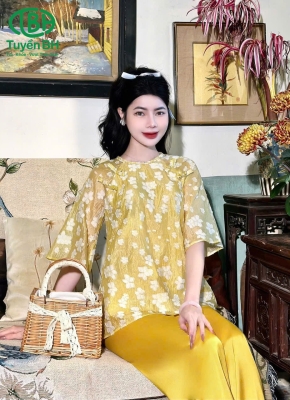 Bộ von tơ hoa mai vàng