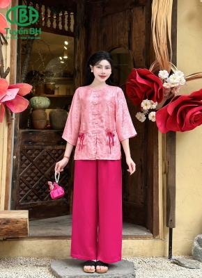 SET TƠ TẰM CÓ TÚI TIỀN màu hồng