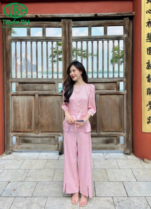 Đồ Lam Tiểu Thư Màu Hồng 