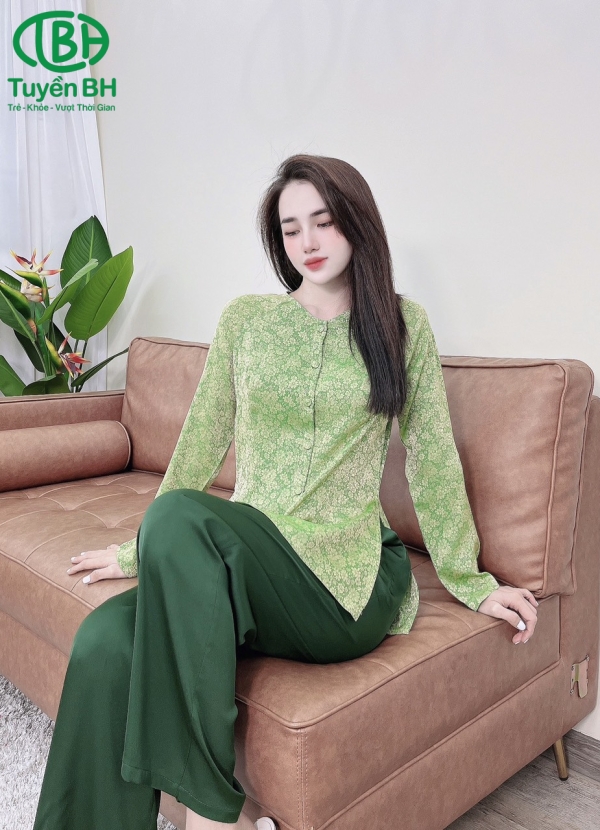 Đồ Ba Ba Tay Dài - Màu Xanh Lá 