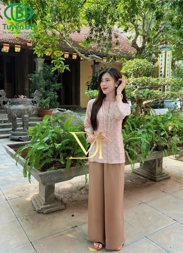 Đồ Lam Bộ Sợi Tơ Tằm 