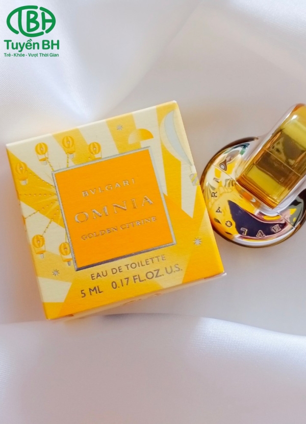 nước hoa mini 5ml BVLGARI omnia golden citrine 