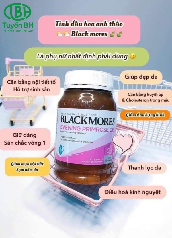 Tinh Dầu Hoa Anh Thảo Black Mores
