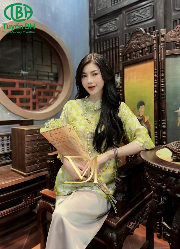 Đồ Lam Bộ Sợi Tơ Tằm 
