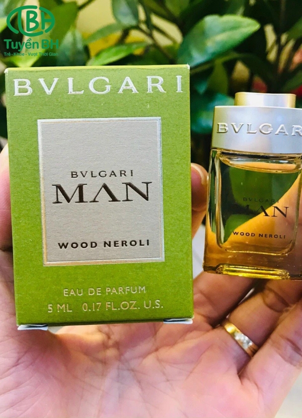 nước hoa mini 5ml BVLGARI man wood neroli 