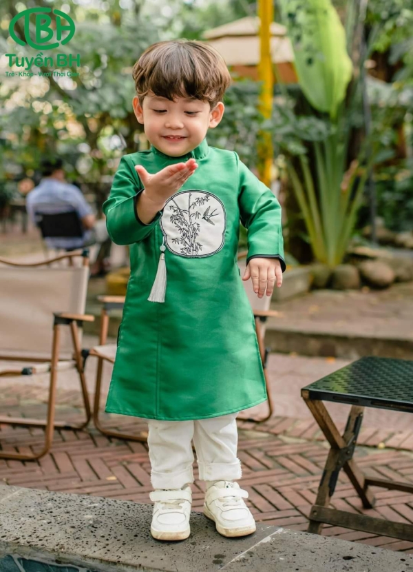 Áo dài Lam Trúc Đỏ