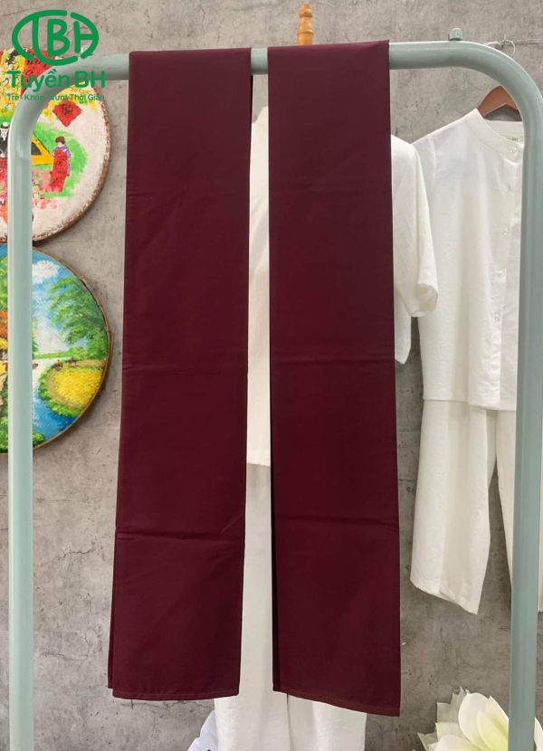 Khăn giới cotton Nâu đất