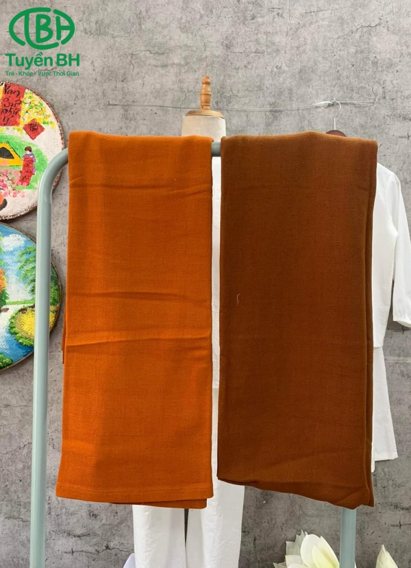 Khăn giới linen Cam