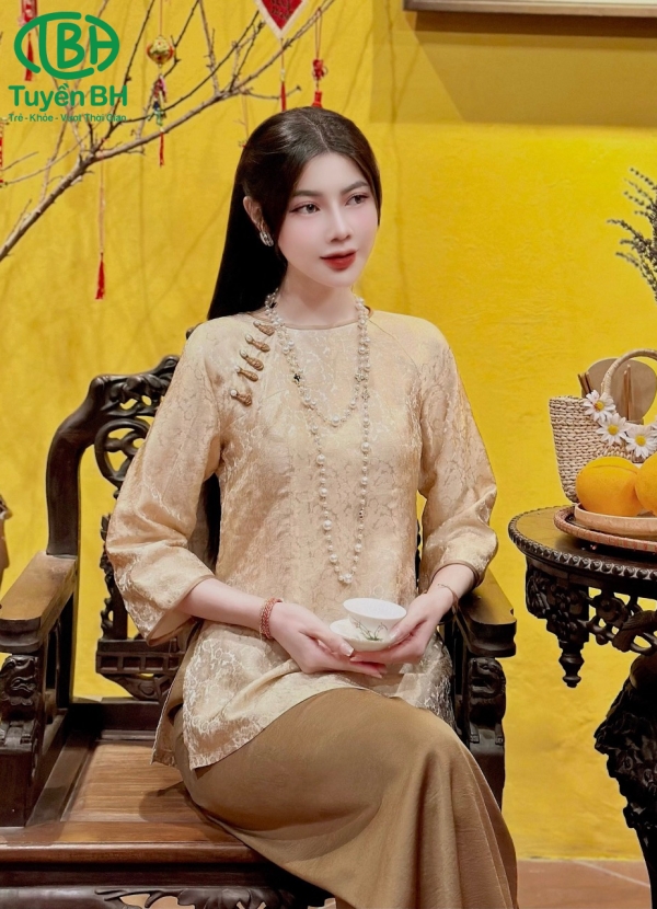 Set Tầm Khuê 5 cúc ngọc Xanh 