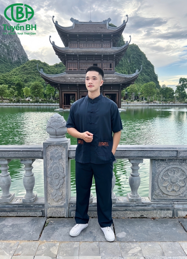 Bộ lam chất đũi nhật màu Nâu Be