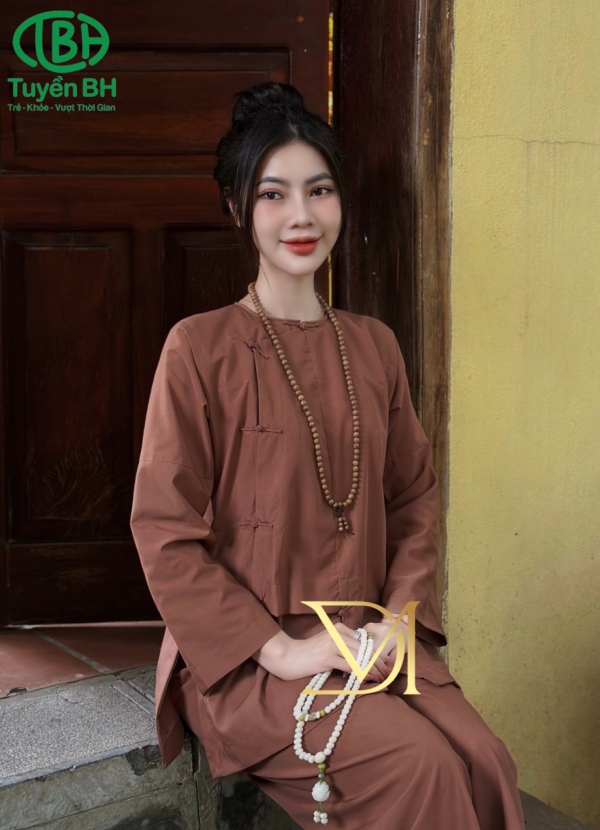 Bộ lam vạy hò màu Nâu