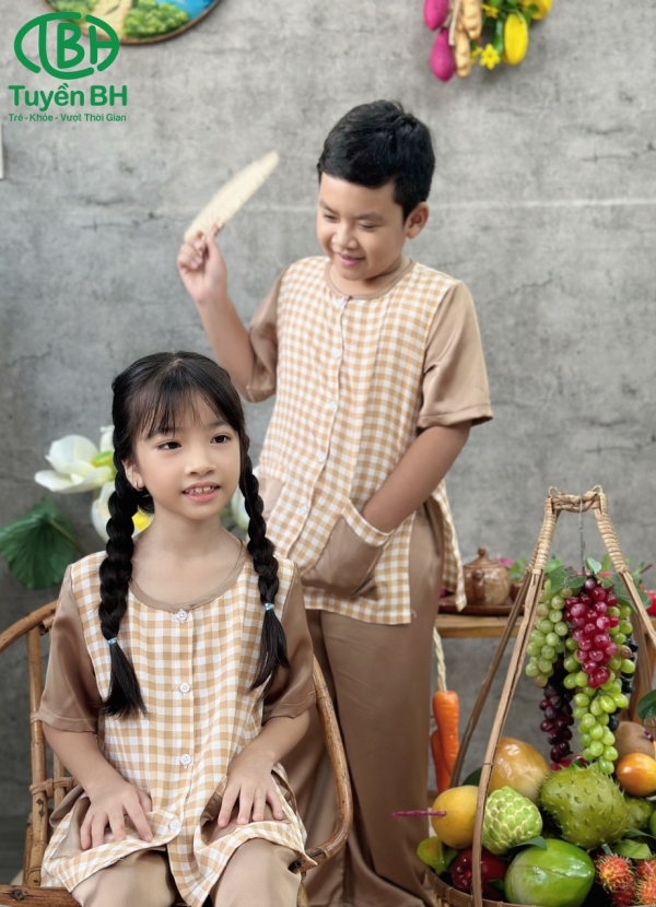 Bà ba caro màu Xanh Dương 