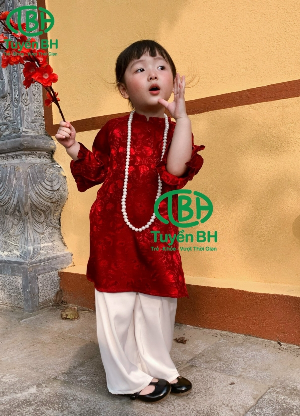 Áo dài Hỷ Chi màu Đỏ 