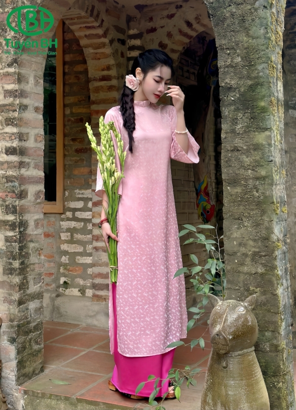 Áo dài Xanh chuồn chuồn 