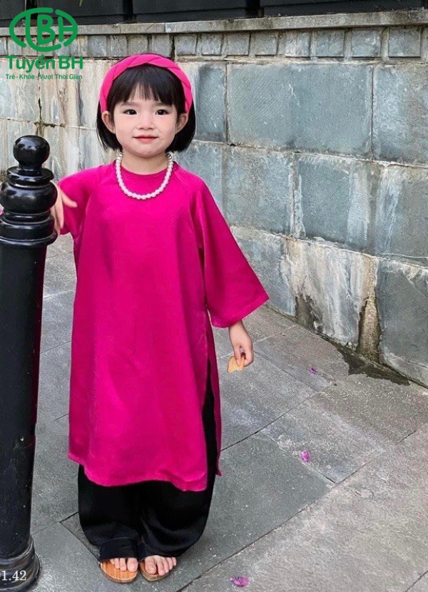 Áo dài lụa Đỏ 