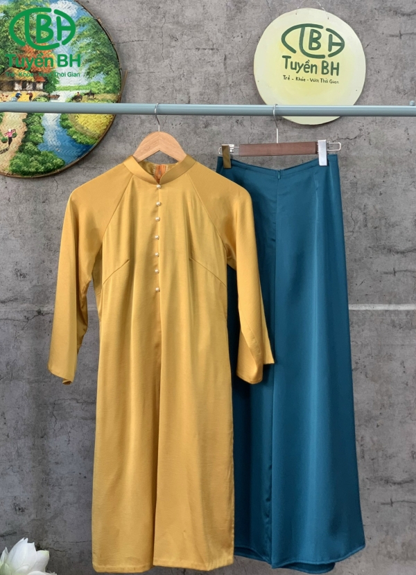 Áo dài 3 tà Đỏ 