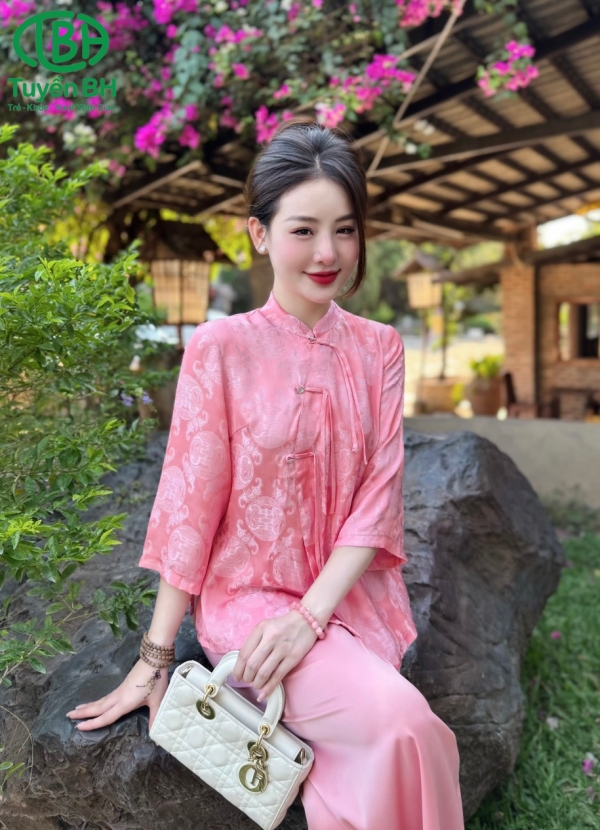 Set tằm thọ hoa rơi Trắng