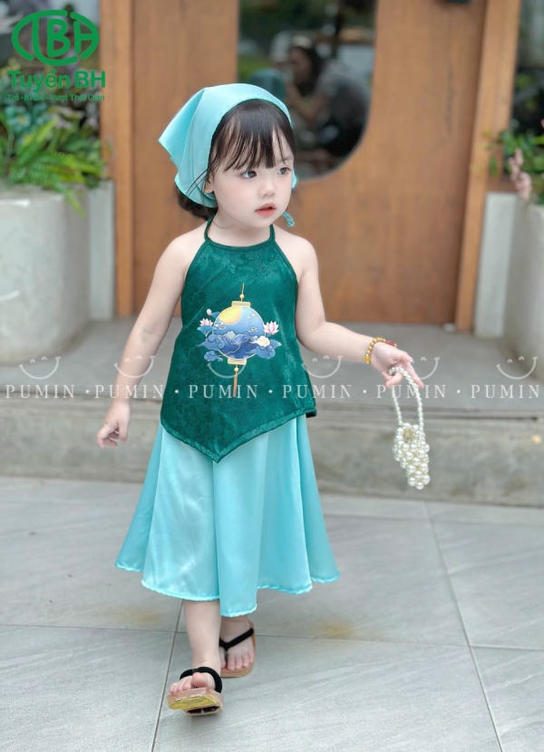 Yếm chị Hằng màu Xanh Dương 