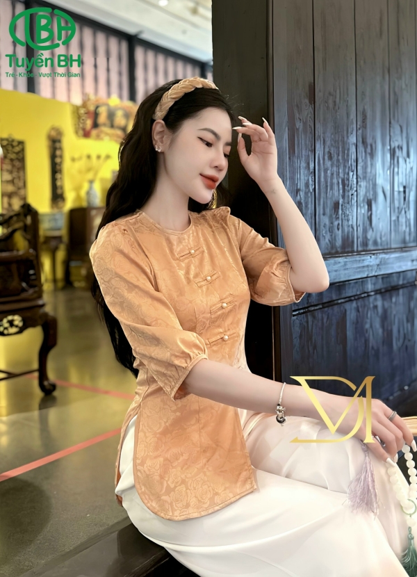 Đồ Lam Nữ Cổ Tròn 