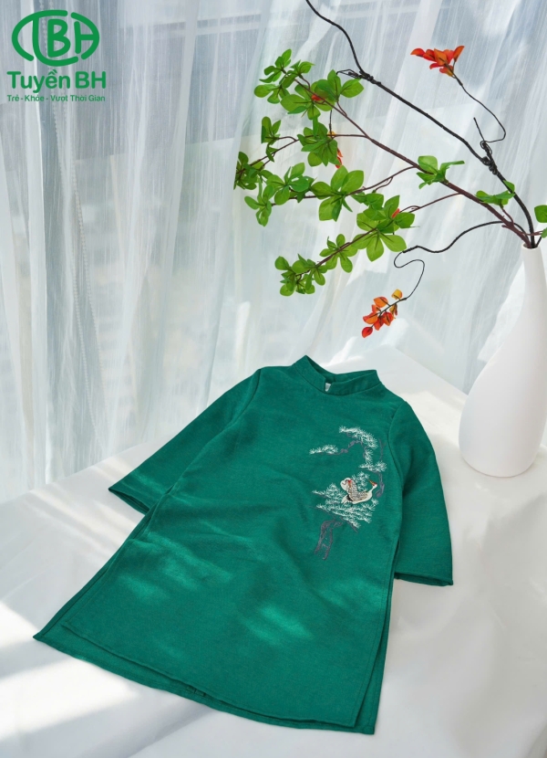 Áo dài BT Mộc Tùng Đỏ
