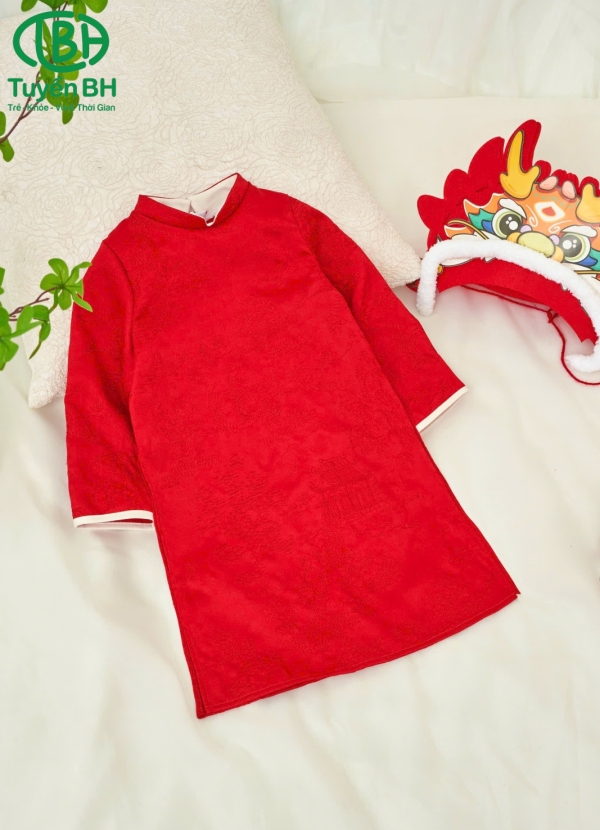 Áo dài Phụng cho bé trai 