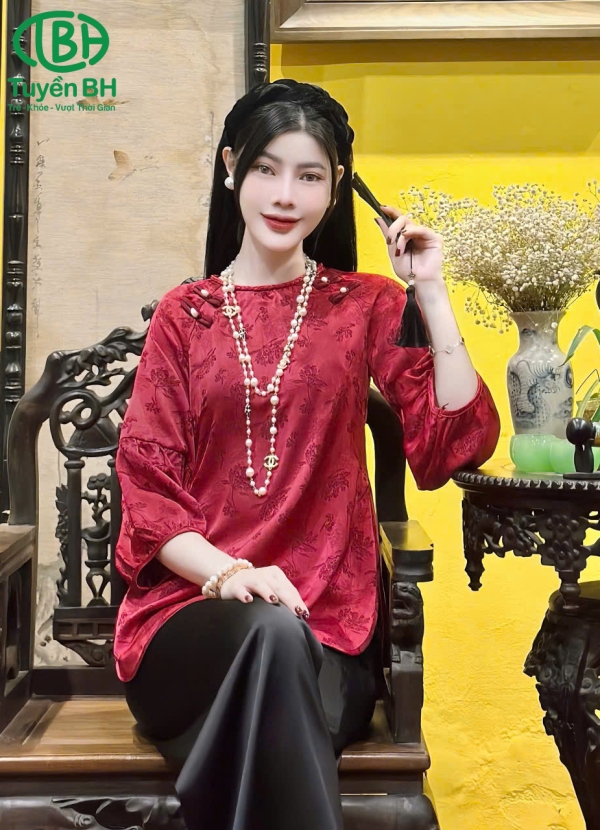 Bộ lam tay lồng đèn màu xanh 