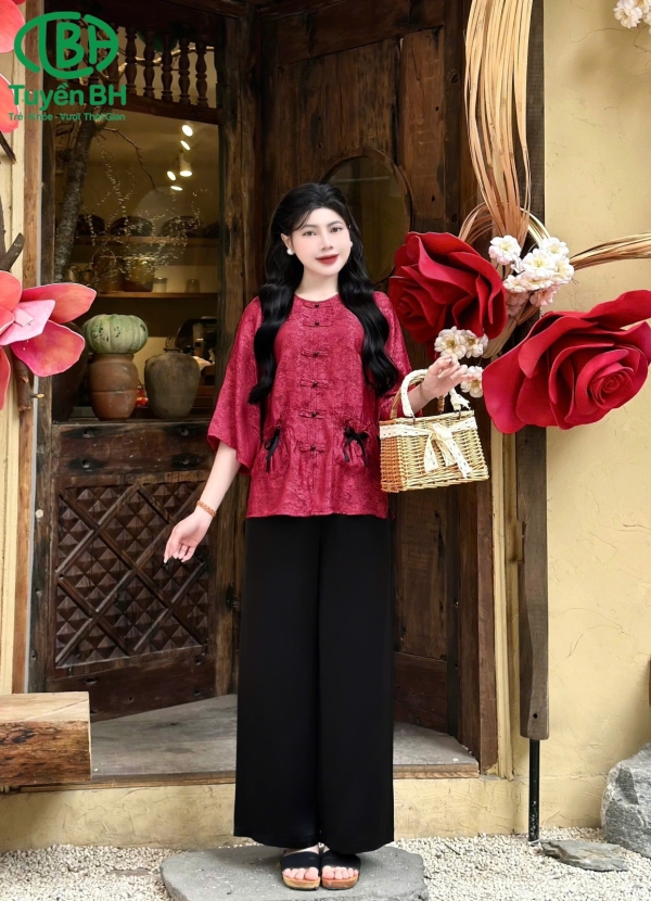 SET TƠ TẰM CÓ TÚI TIỀN màu xanh