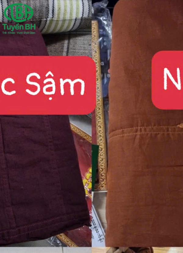 Y Miến Vai Trái Màu Măng Cụt Sậm