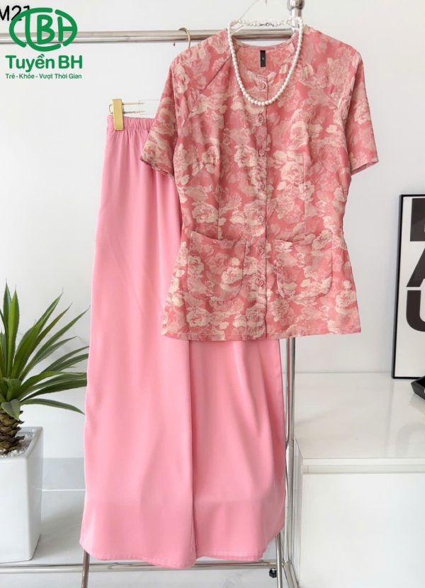 Áo bà ba tay ngắn mẫu mới CAM DA